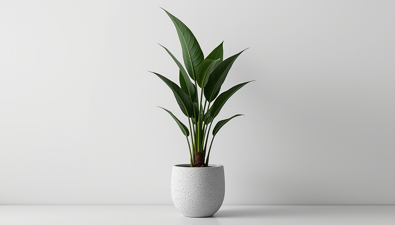 Indoor plant in a modern pot from Boneanklevibrant